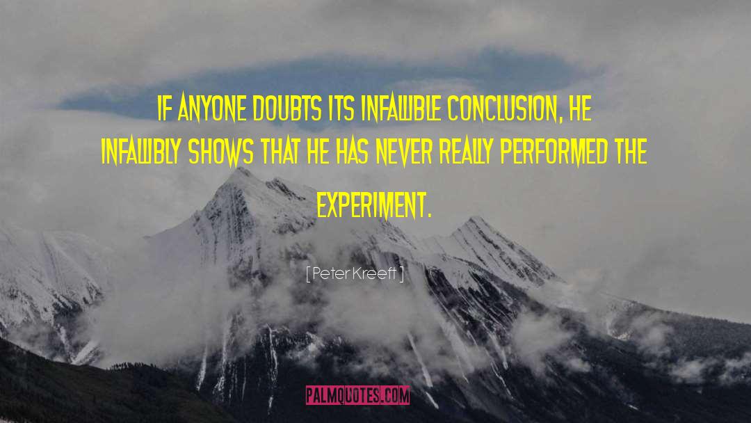 Angel Experiment quotes by Peter Kreeft