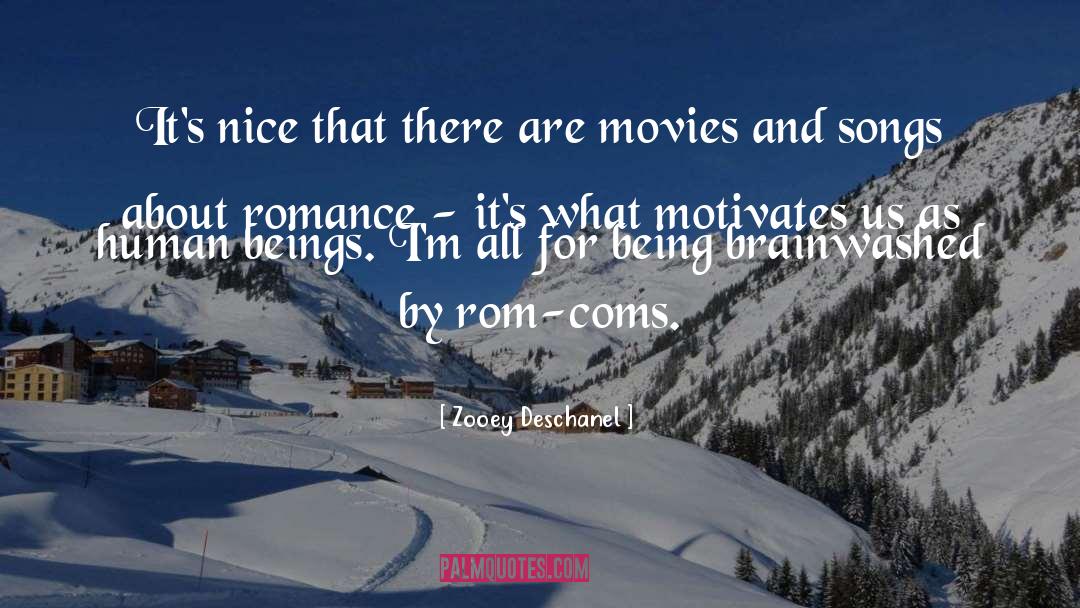 Angel Human Romance quotes by Zooey Deschanel