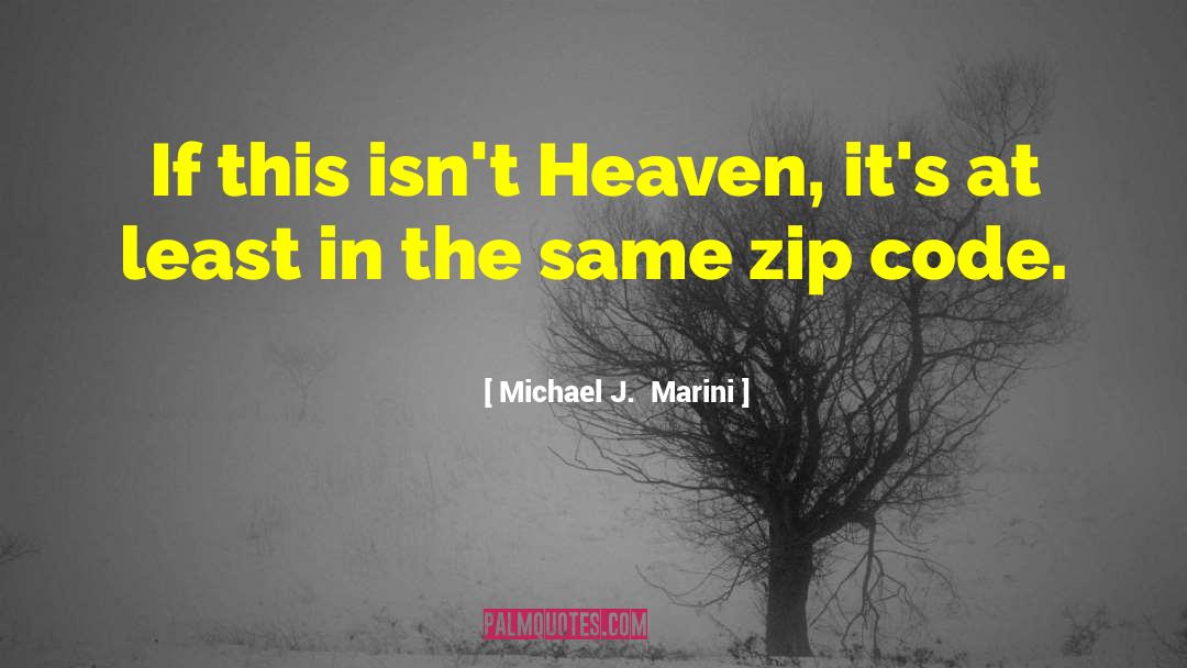 Angel In Heaven quotes by Michael J.  Marini