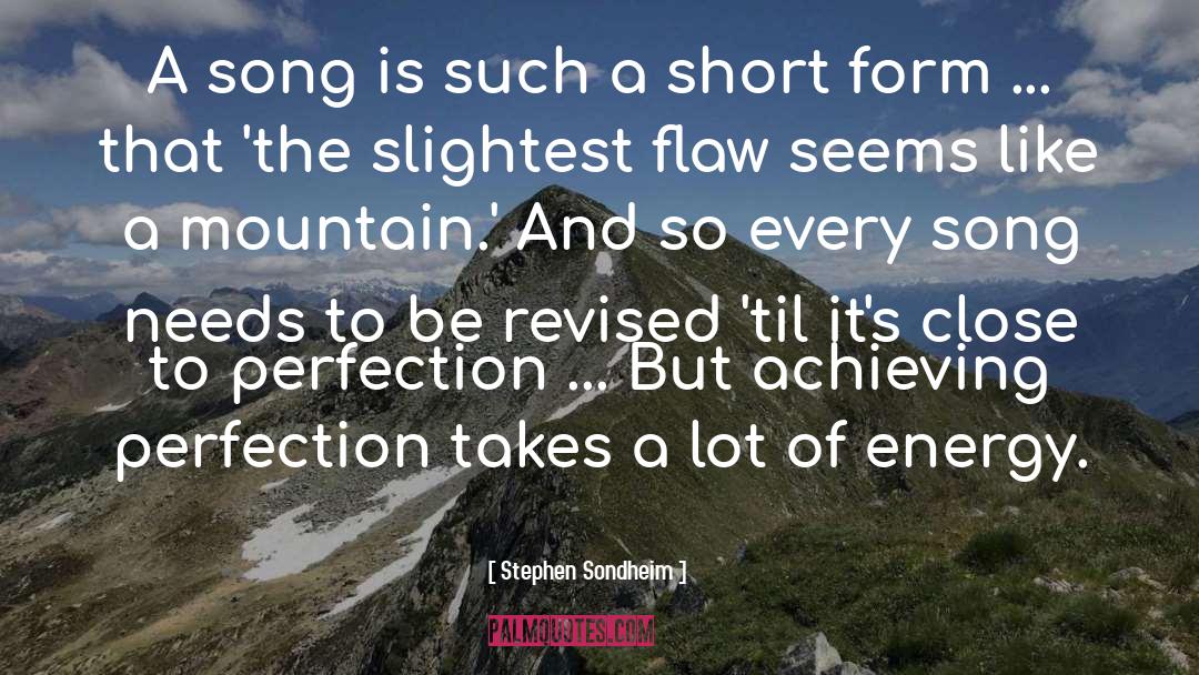 Angel Mountain quotes by Stephen Sondheim