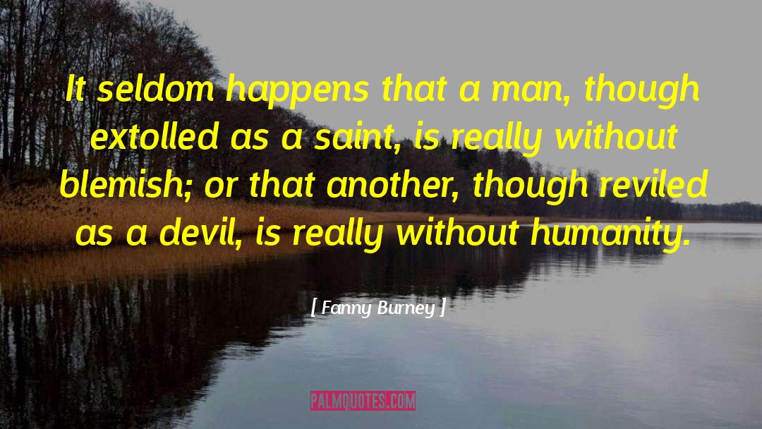 Angel Or Devil quotes by Fanny Burney