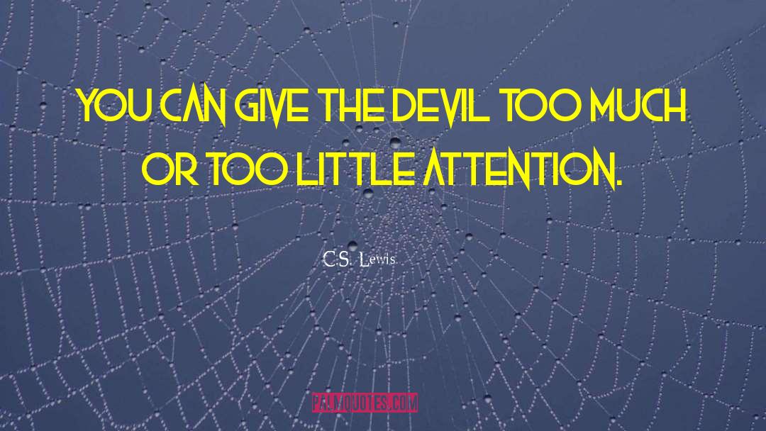Angel Or Devil quotes by C.S. Lewis