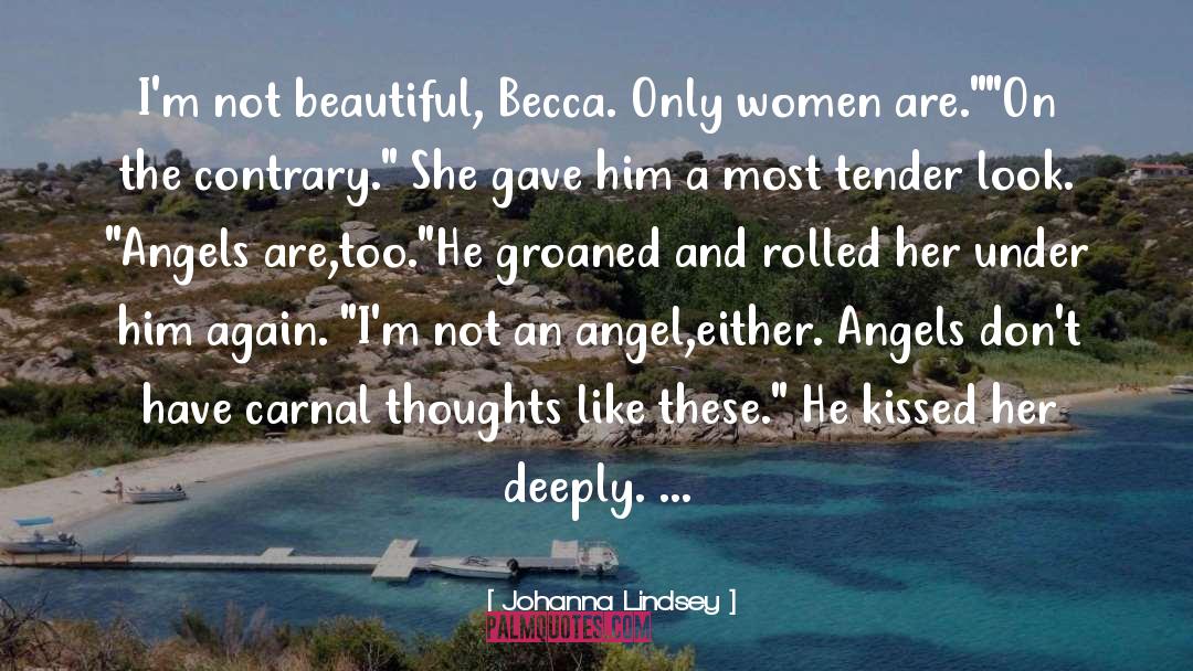 Angel quotes by Johanna Lindsey