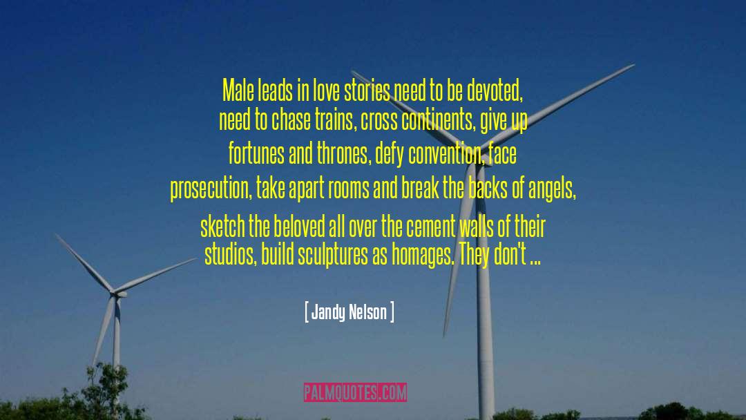 Angel Romance quotes by Jandy Nelson