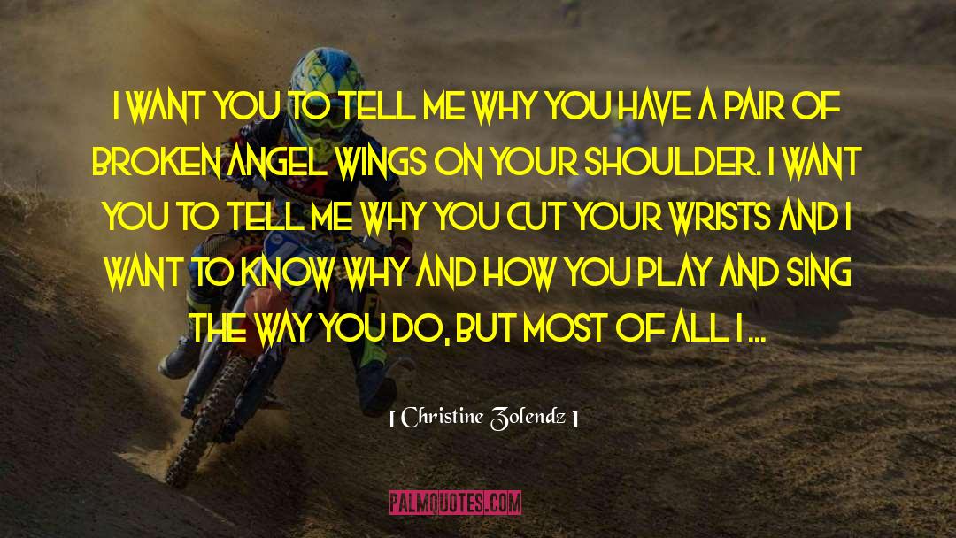 Angel Wings quotes by Christine Zolendz