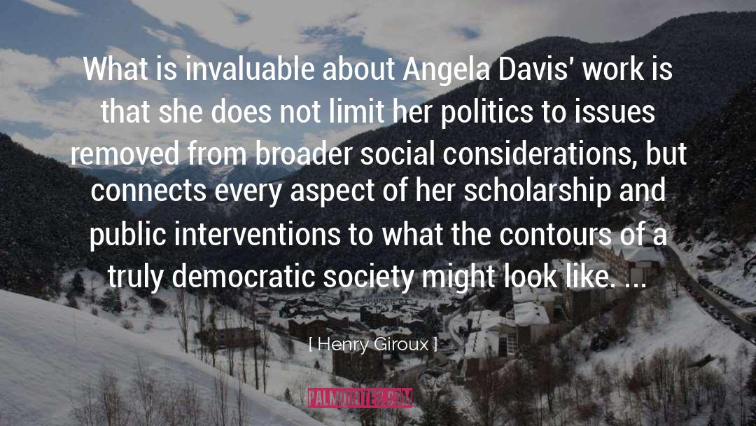 Angela Davis quotes by Henry Giroux