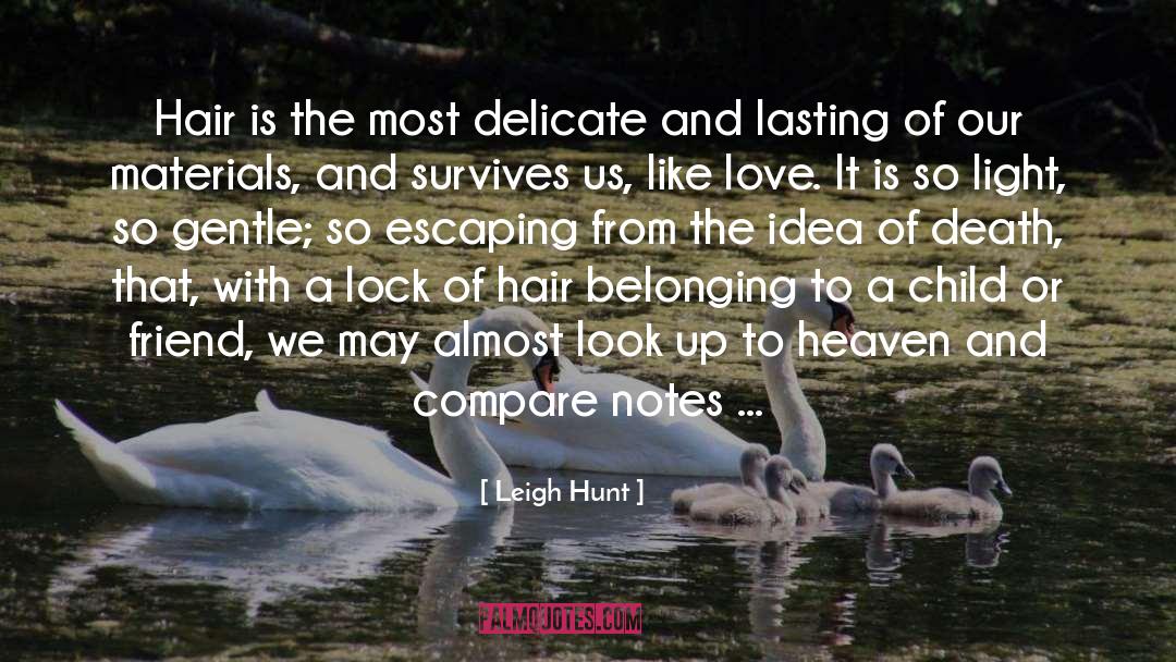 Angelic Nature quotes by Leigh Hunt