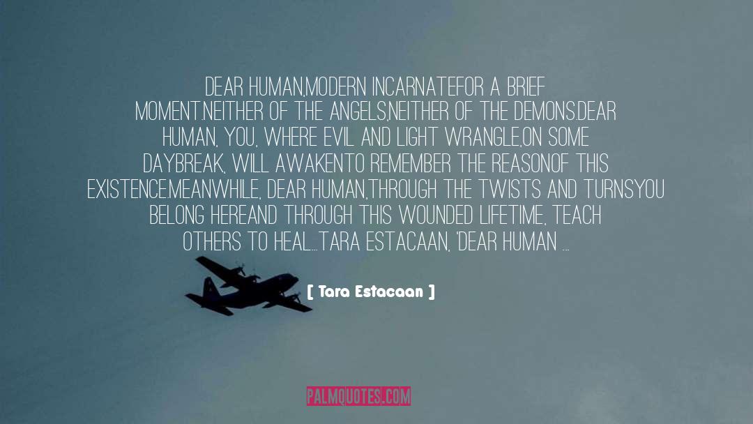 Angels And Demons Love quotes by Tara Estacaan