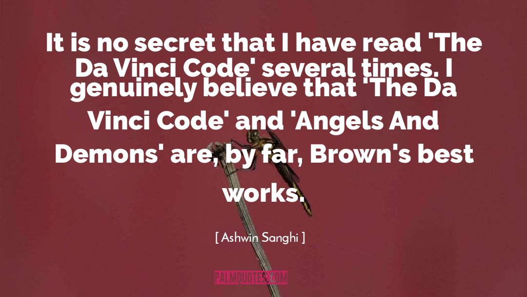 Angels And Demons Love quotes by Ashwin Sanghi