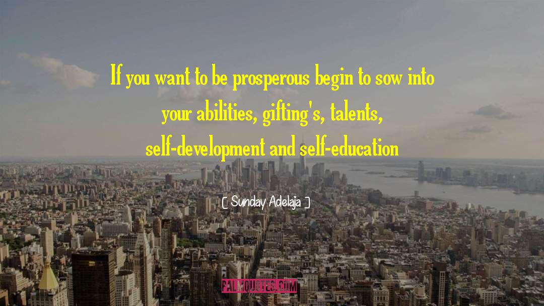 Angels And Prosperity quotes by Sunday Adelaja