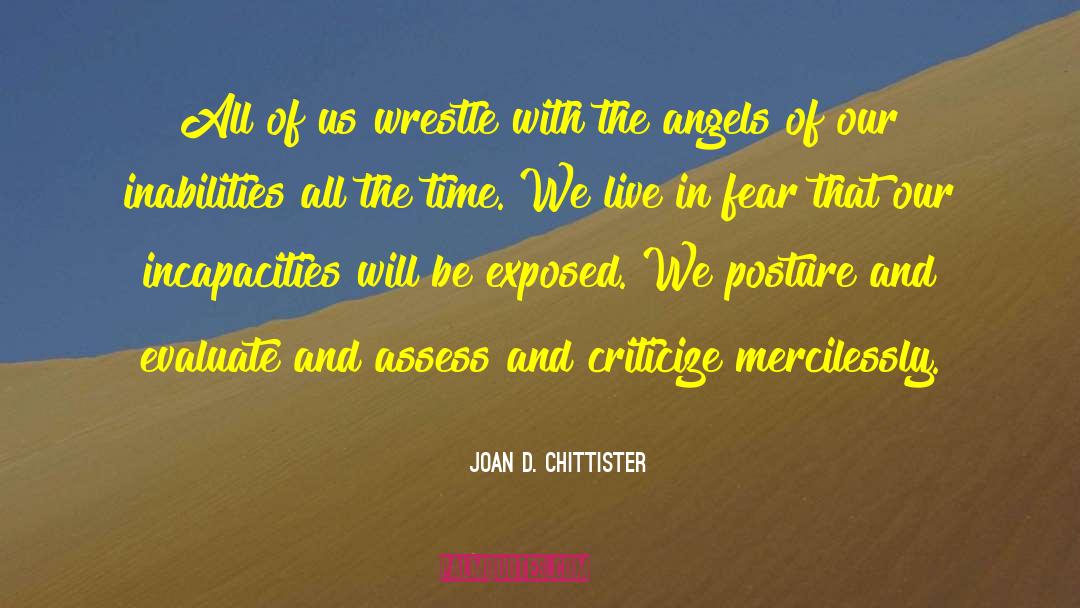 Angels Judgment quotes by Joan D. Chittister