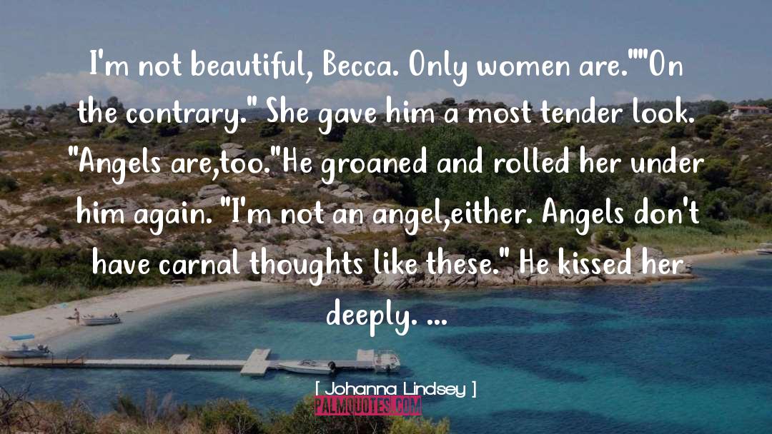 Angels quotes by Johanna Lindsey