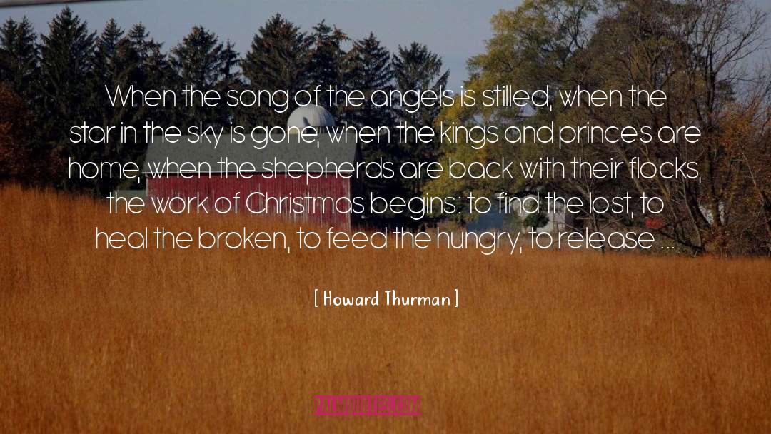 Angels quotes by Howard Thurman