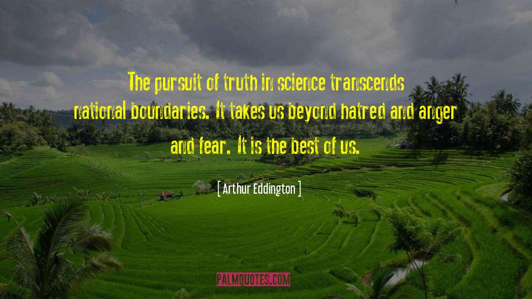 Anger And Fear quotes by Arthur Eddington