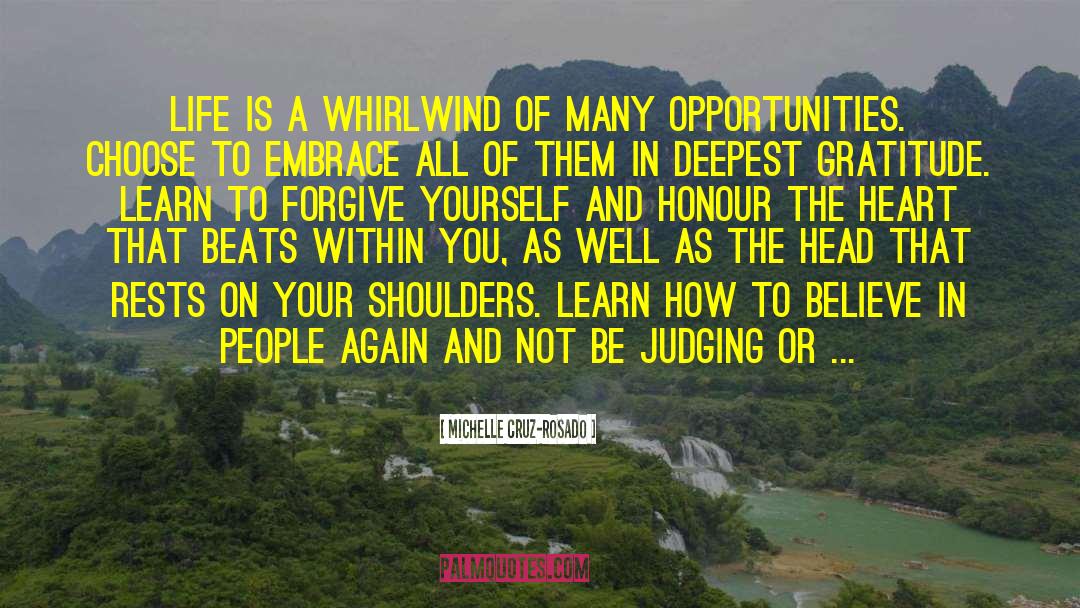 Anger And Forgiveness quotes by Michelle Cruz-Rosado