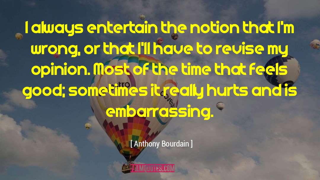 Anger And Hurt quotes by Anthony Bourdain