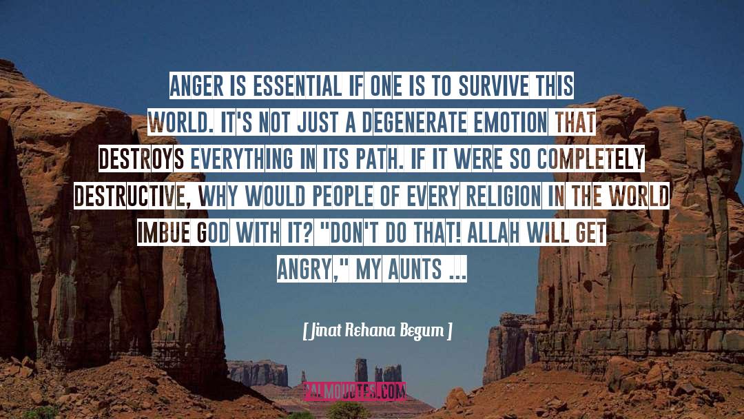 Anger And Hurt quotes by Jinat Rehana Begum