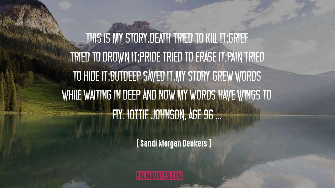 Anger And Pain quotes by Sandi Morgan Denkers