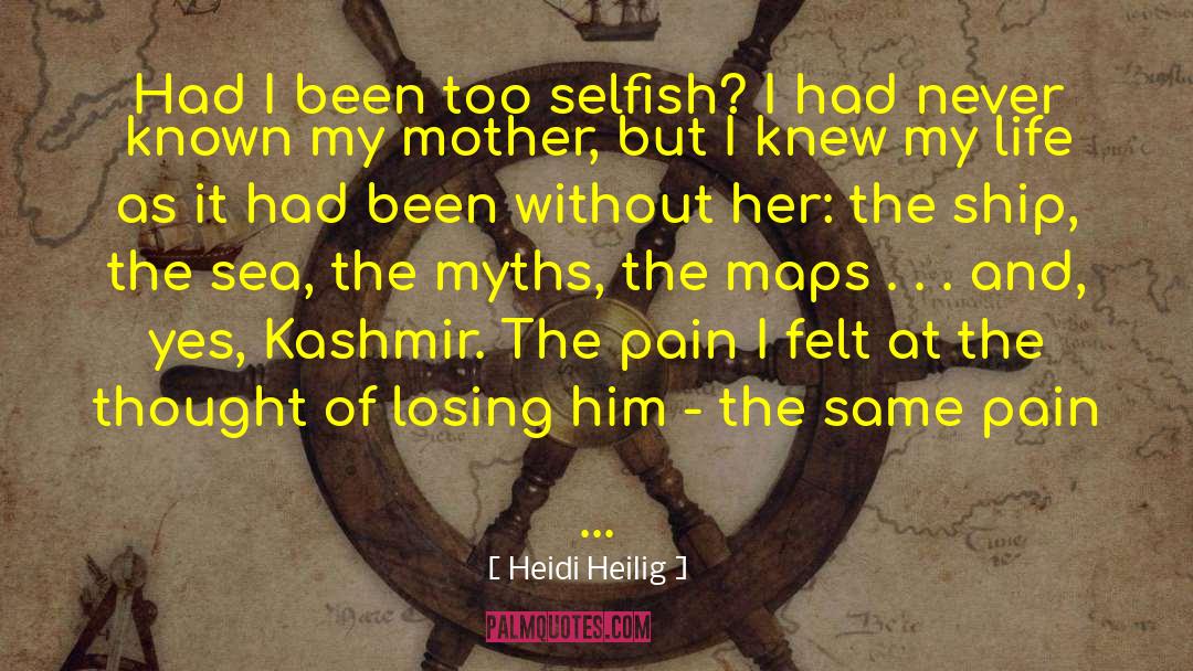 Anger At Losing A Mother quotes by Heidi Heilig