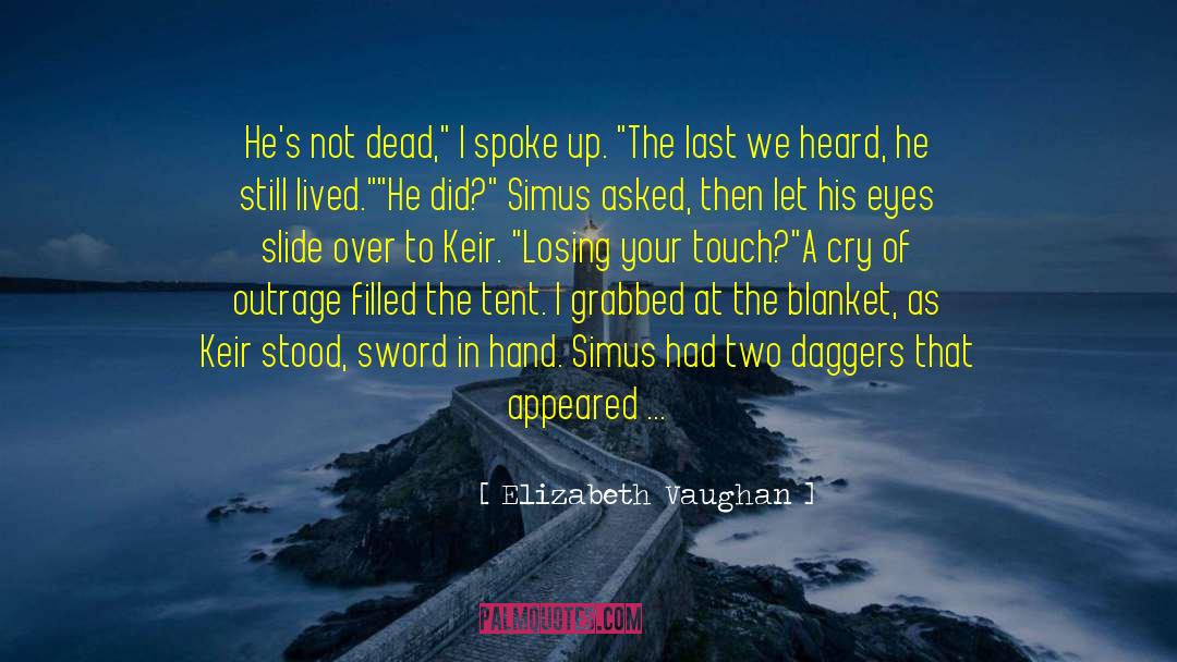 Anger At Losing A Mother quotes by Elizabeth Vaughan