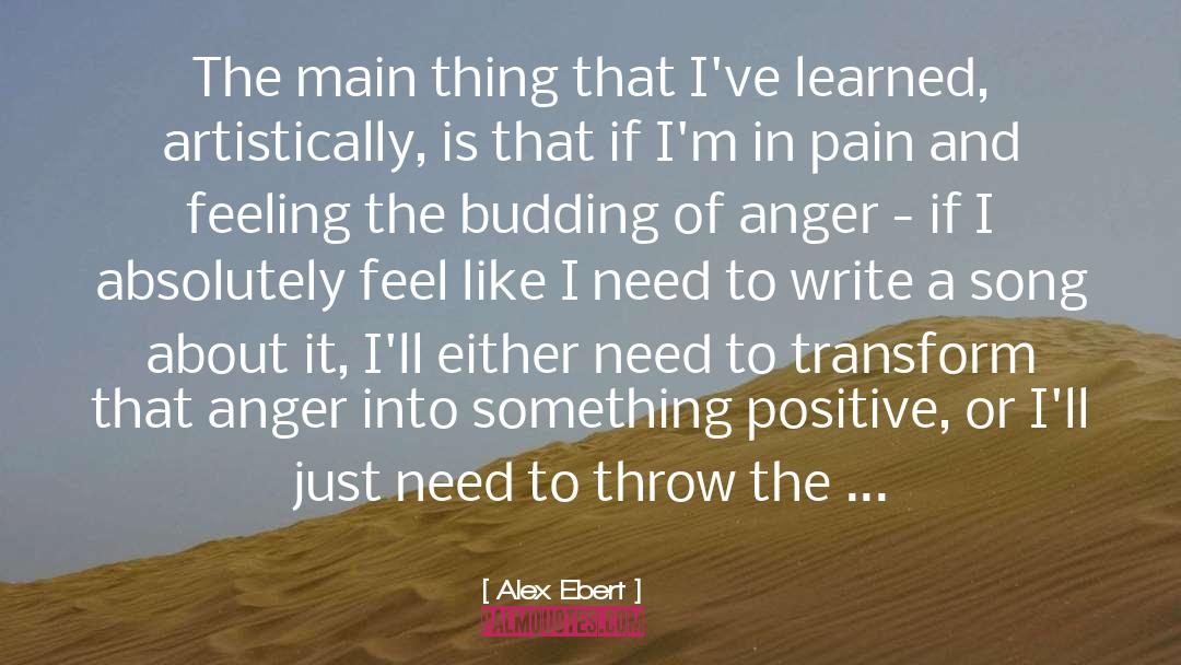 Anger Courage quotes by Alex Ebert