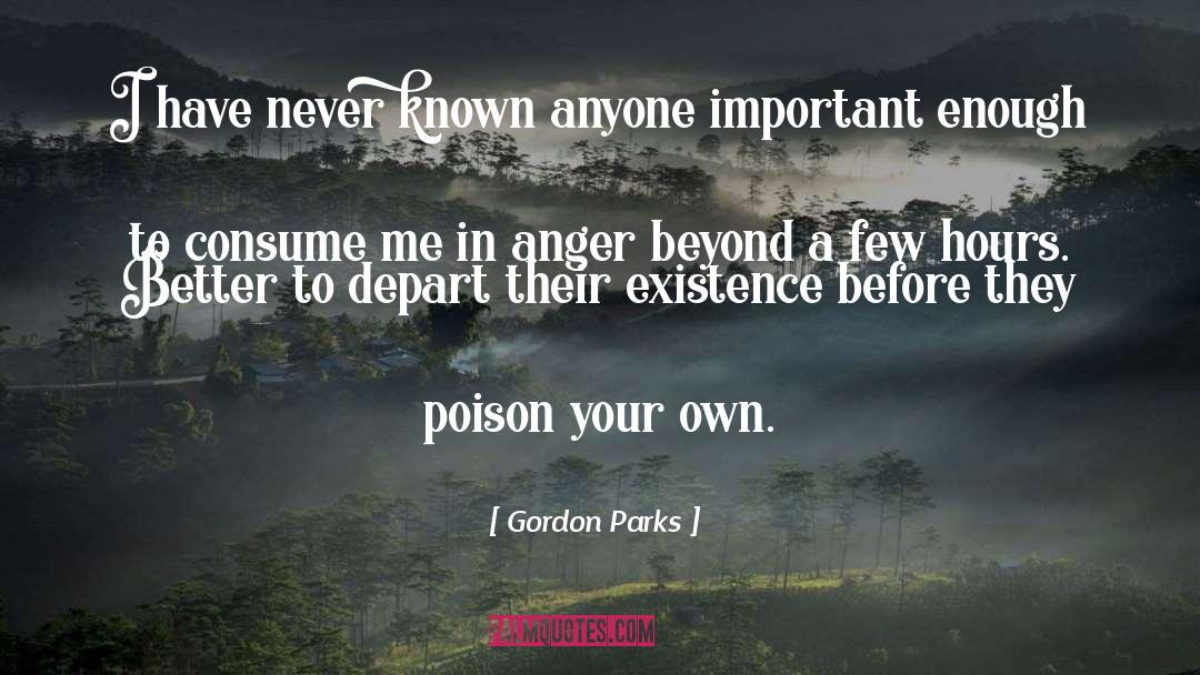Anger Courage quotes by Gordon Parks