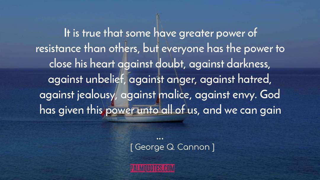 Anger Inside quotes by George Q. Cannon