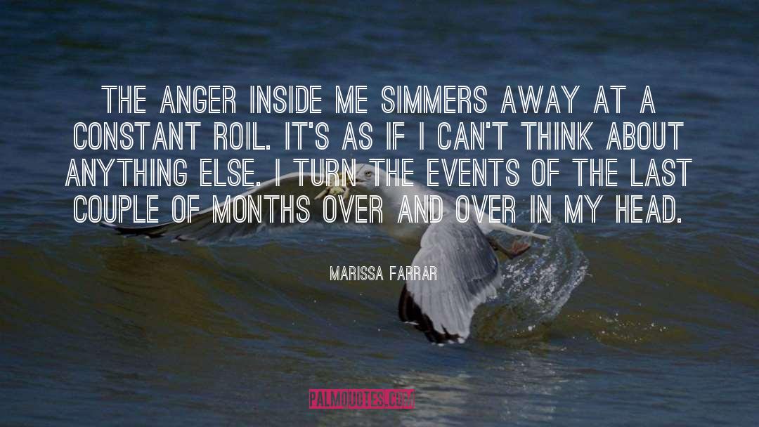 Anger Inside quotes by Marissa Farrar