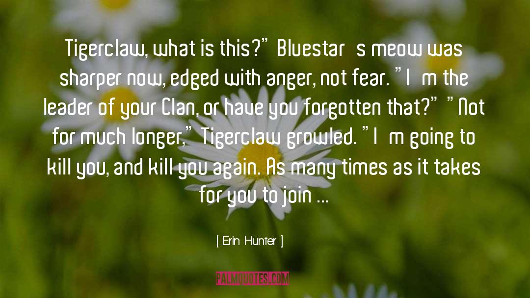 Anger Love quotes by Erin Hunter