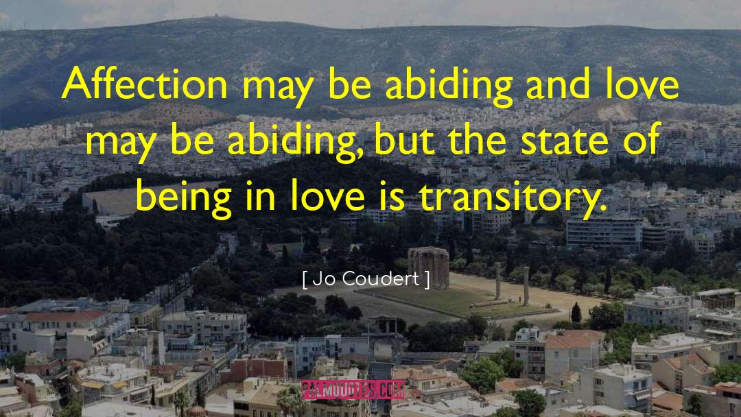 Anger Love quotes by Jo Coudert