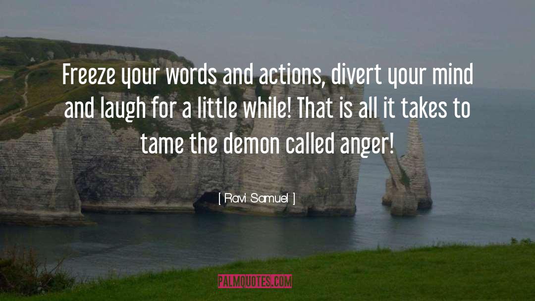 Anger Management quotes by Ravi Samuel