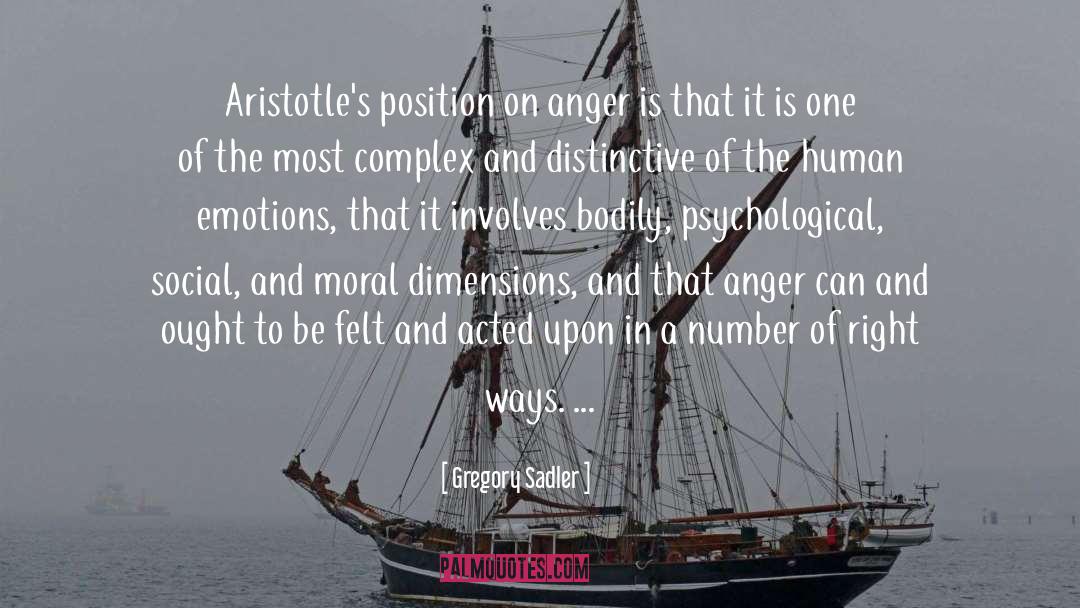 Anger Management quotes by Gregory Sadler