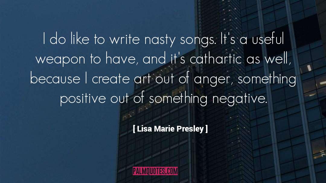 Anger Negative quotes by Lisa Marie Presley