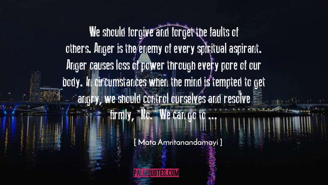 Anger quotes by Mata Amritanandamayi