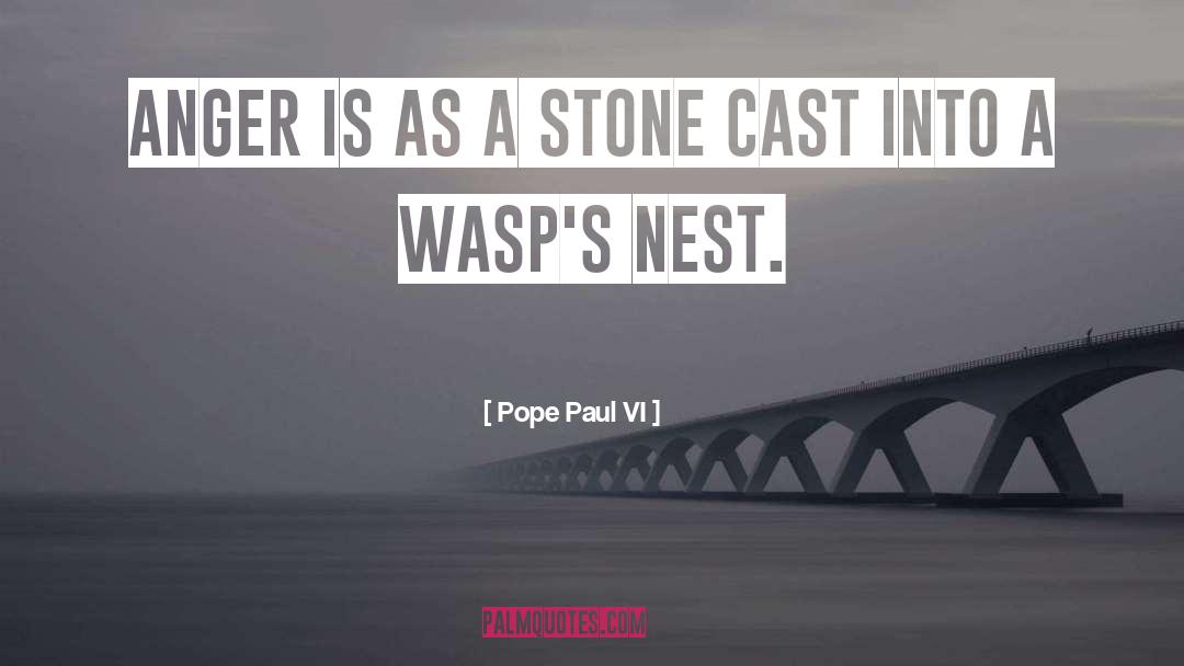 Anger quotes by Pope Paul VI