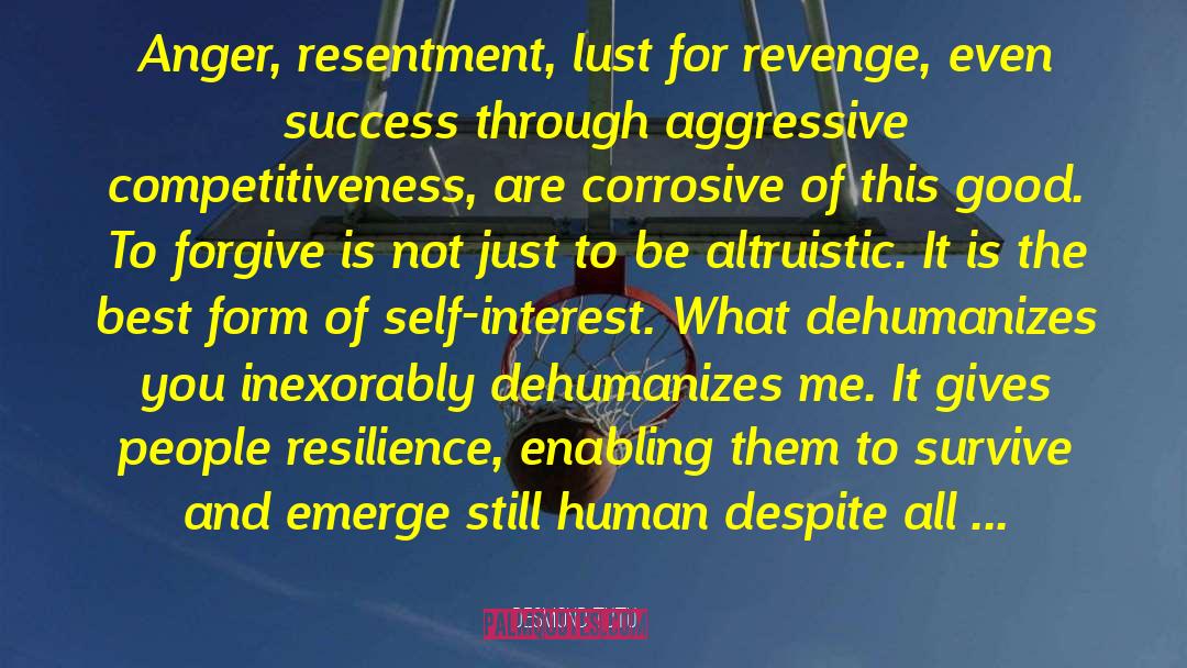 Anger Resentment quotes by Desmond Tutu