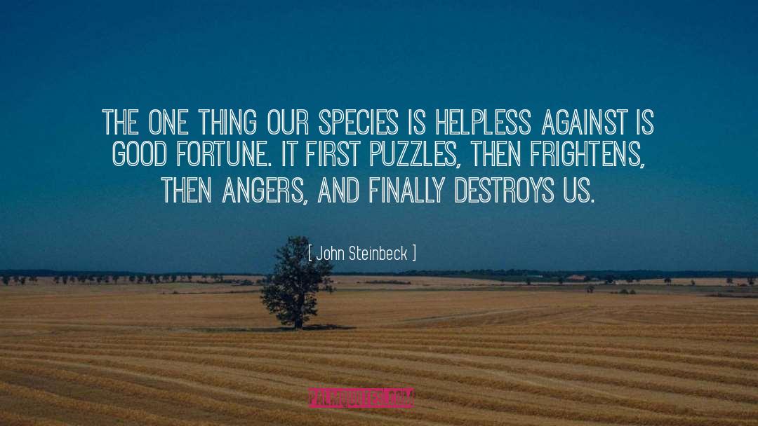 Angers quotes by John Steinbeck