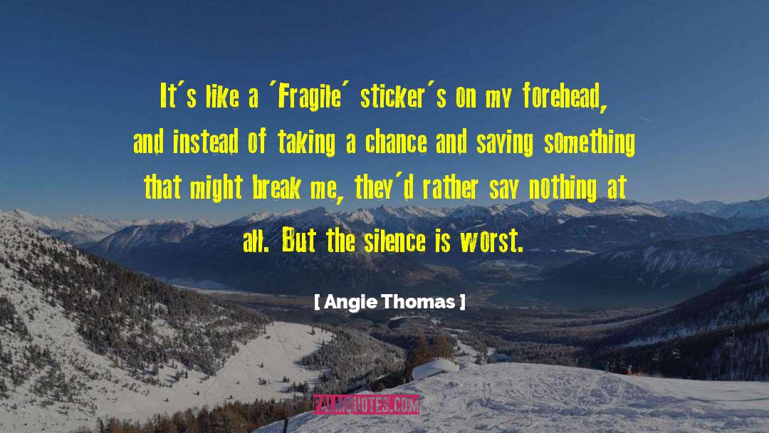 Angie Sage quotes by Angie Thomas