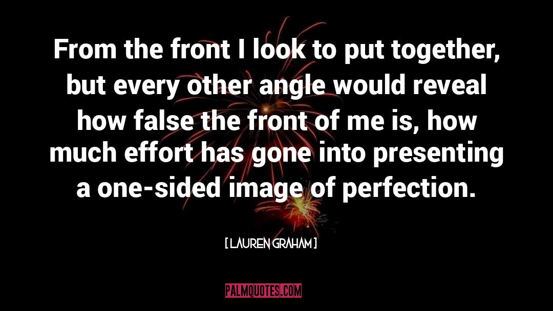 Angle quotes by Lauren Graham