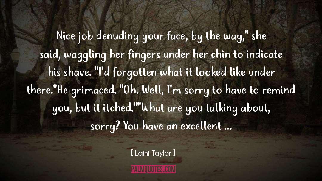 Angle quotes by Laini Taylor