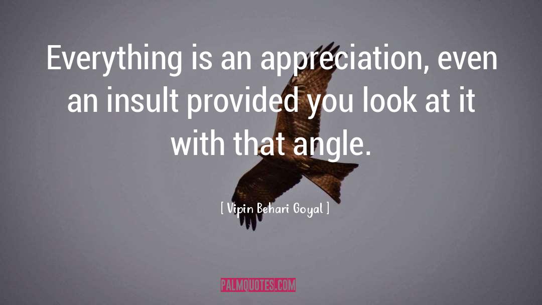 Angle quotes by Vipin Behari Goyal