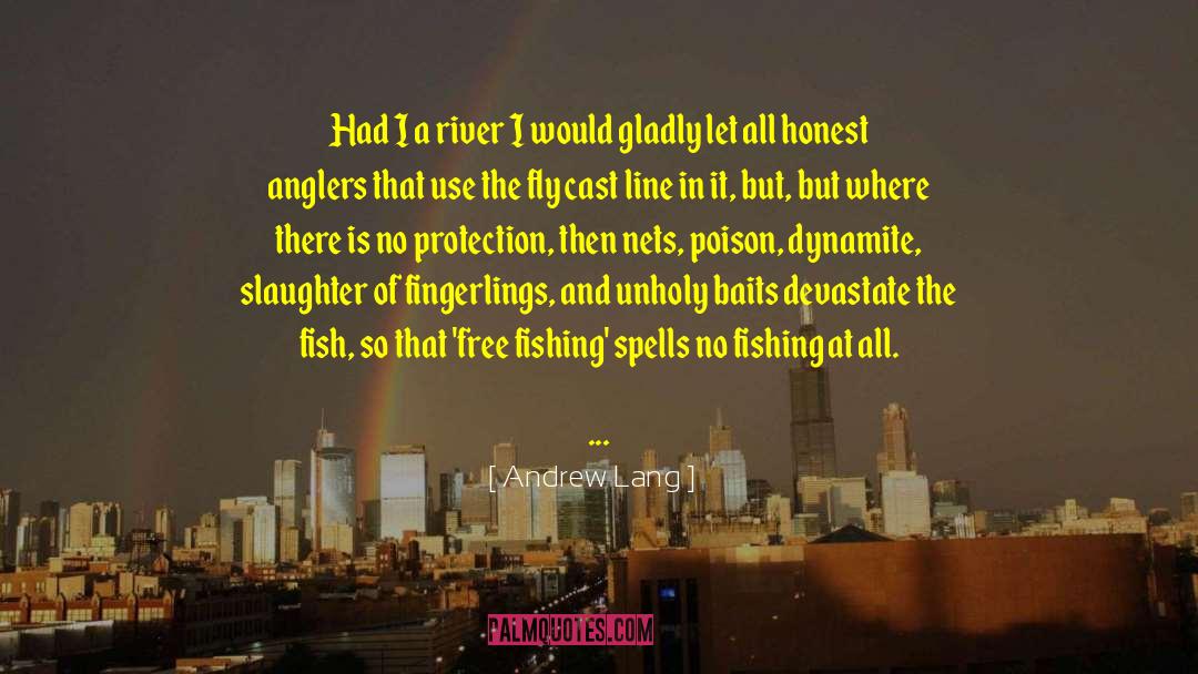 Anglers quotes by Andrew Lang