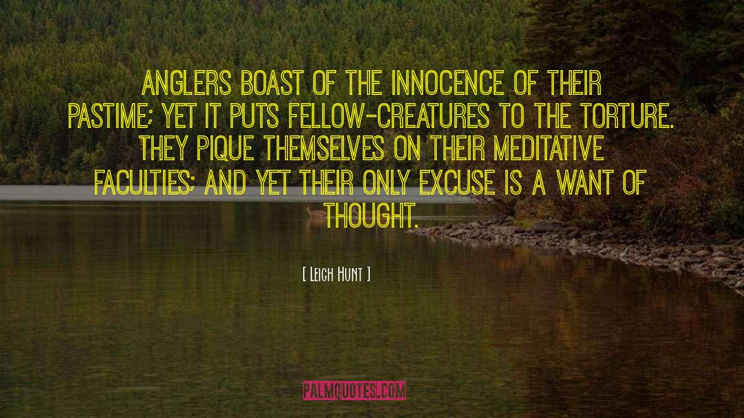 Anglers quotes by Leigh Hunt