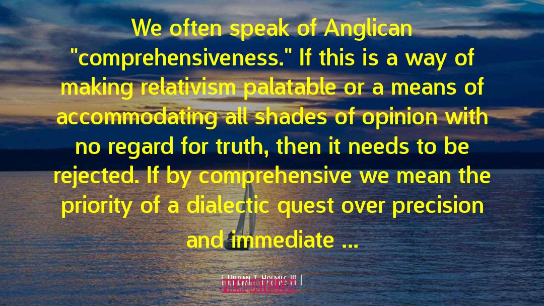 Anglican quotes by Urban T. Holmes III