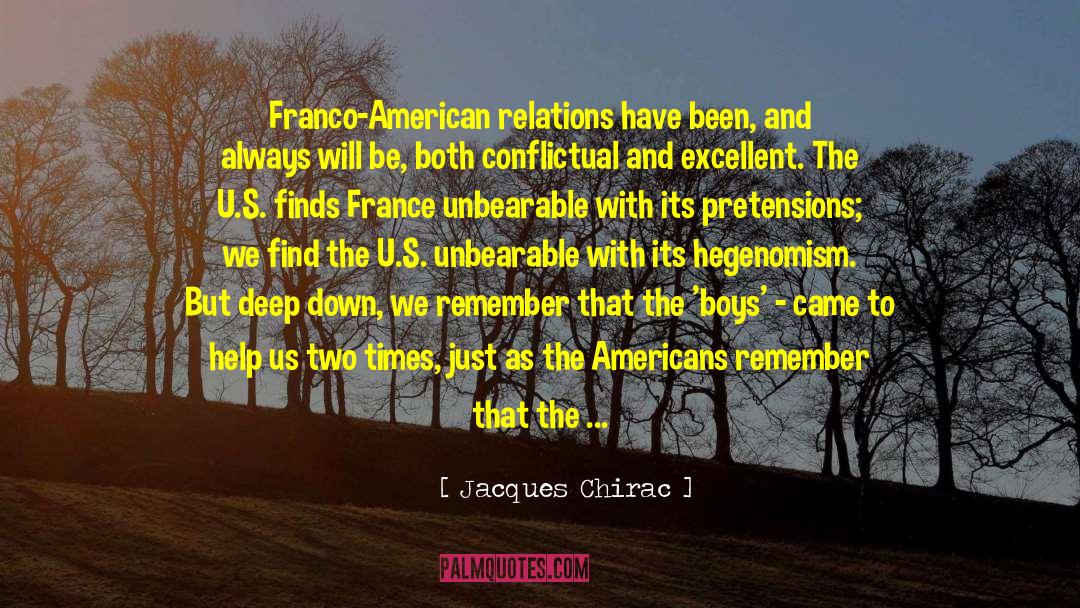Anglo French Relations quotes by Jacques Chirac