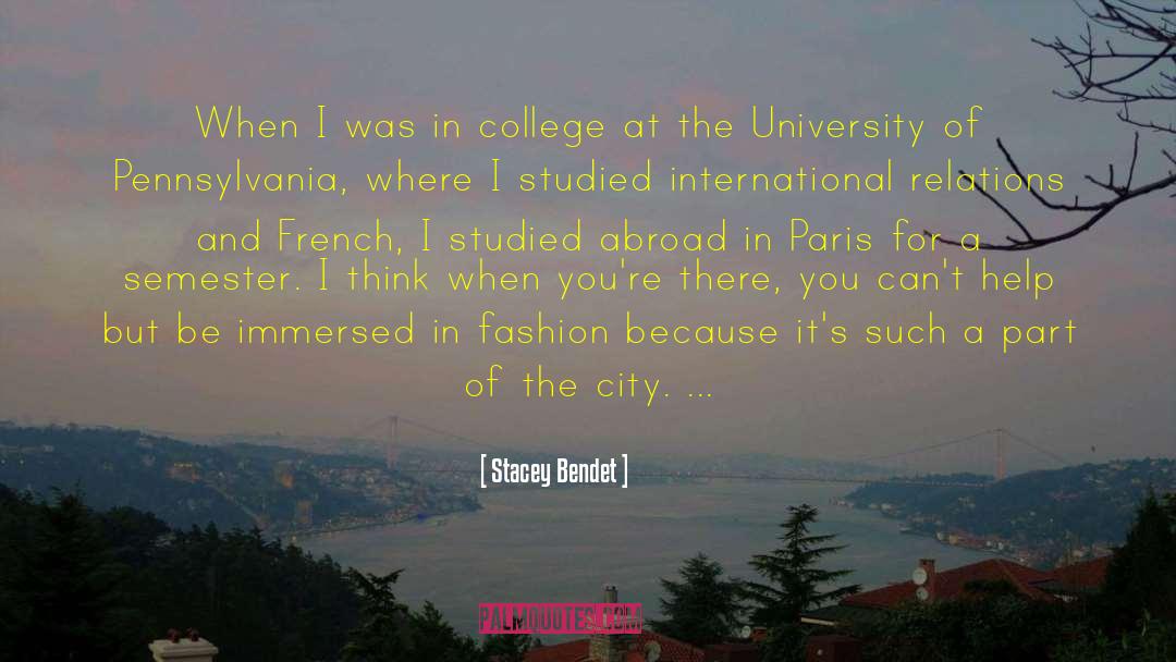 Anglo French Relations quotes by Stacey Bendet