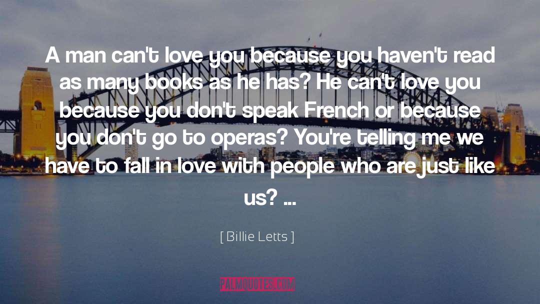 Anglo French Relations quotes by Billie Letts