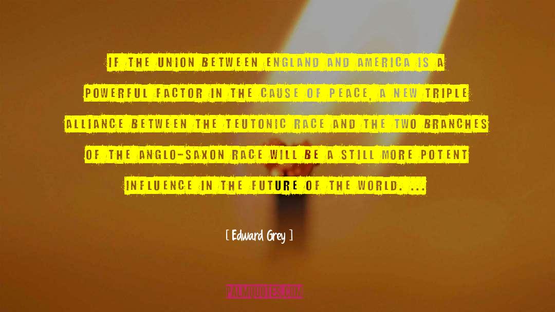 Anglo Saxon quotes by Edward Grey