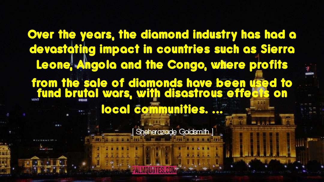 Angola quotes by Sheherazade Goldsmith