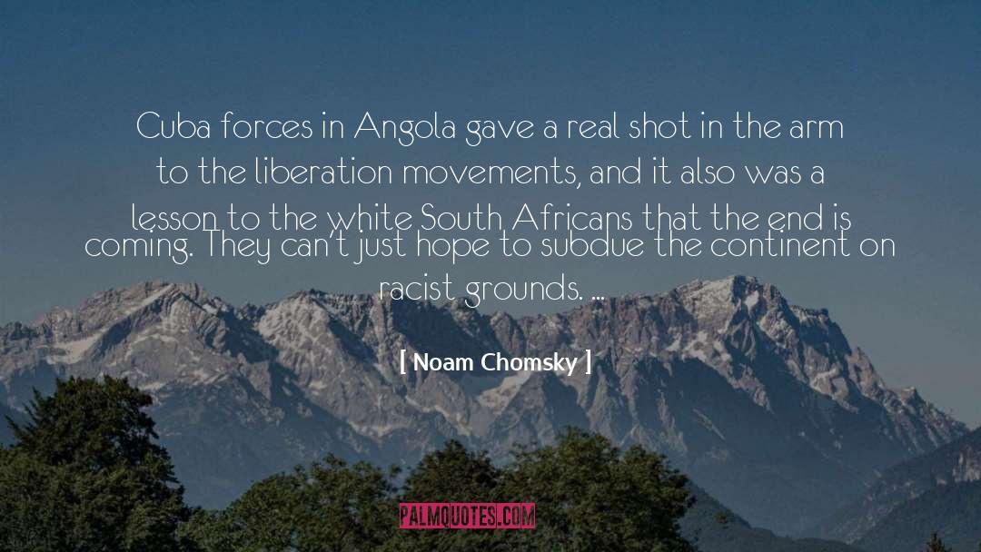 Angola quotes by Noam Chomsky